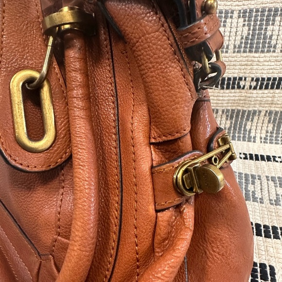 Chloe Brown Leather Shoulder Bag - Picture 6 of 14